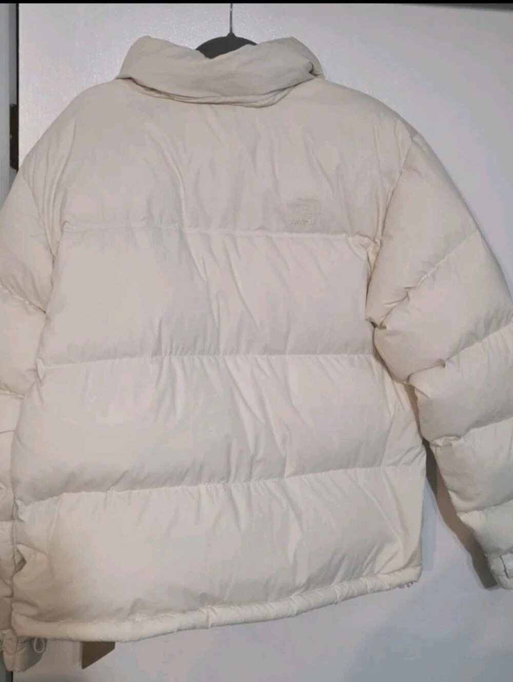 The North Face x Skims 96 Nupste Puffer Jacket Bone Women Size Medium NWT - Picture 2 of 6